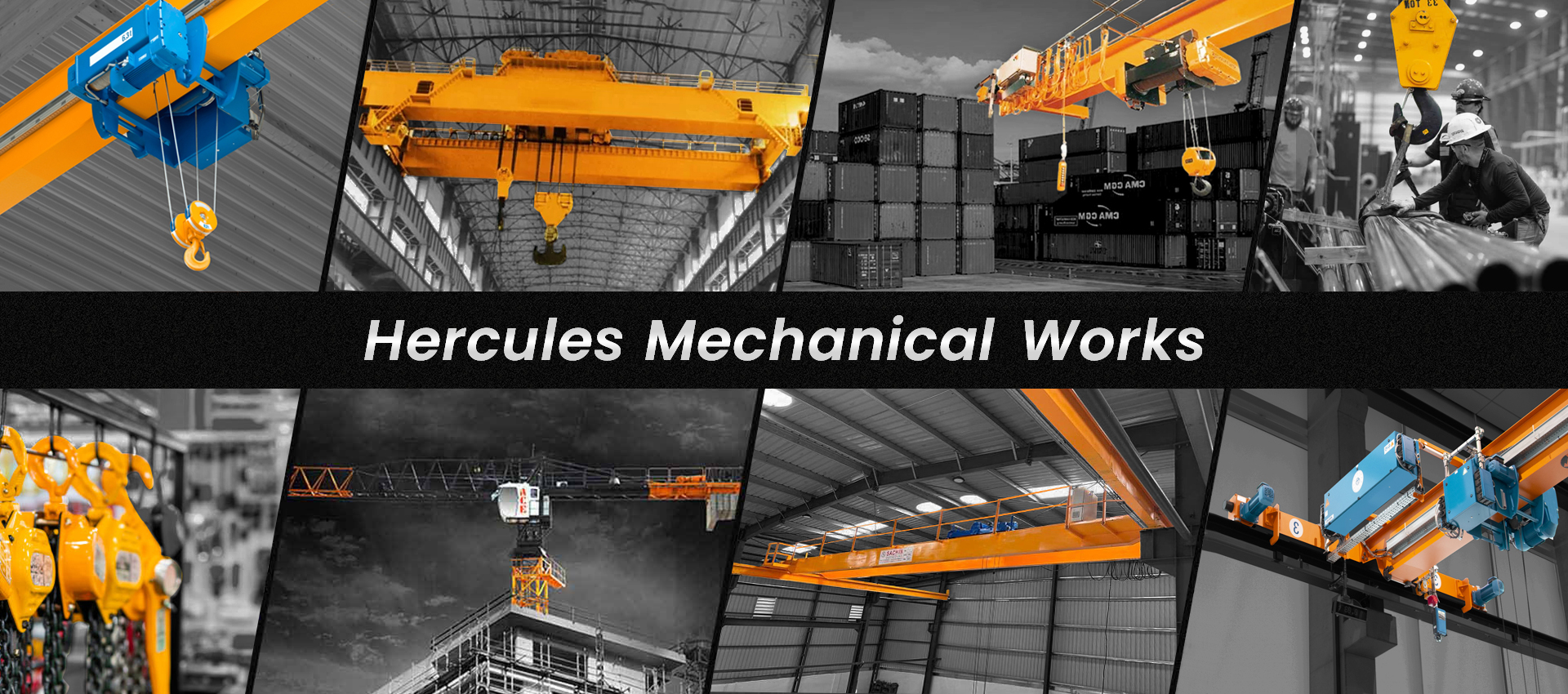 Different Cranes from Hercules Mechanical Works